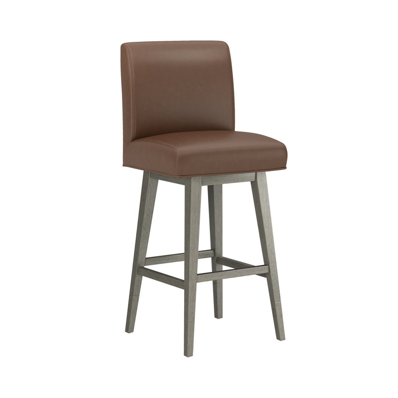 Tabouret pivotant Clson, Grey, Brown