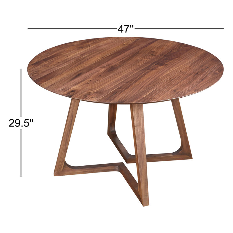 Fischer Dining Table, Brown