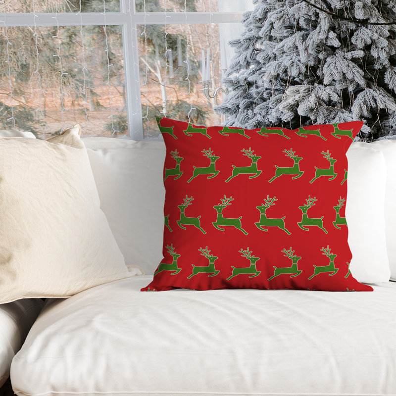 Outdoor Reversible Throw Pillow, 18" x 18"