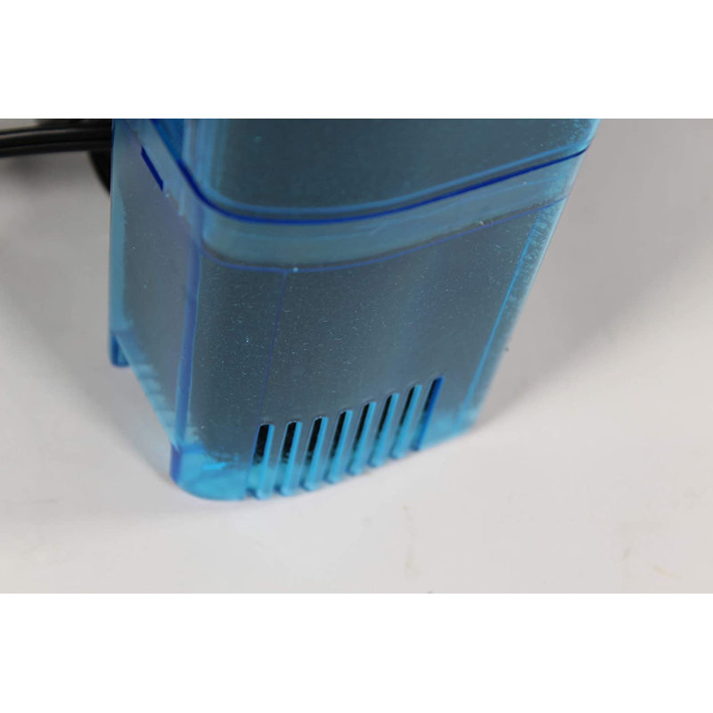 Le filtre pour aquarium submersible Cascade 400 nettoie un aquarium jusqu'à 20 gallons