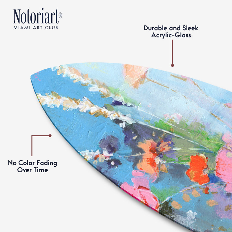 «Colors of Emotion», art mural acrylique de bord de mer par Notoriart