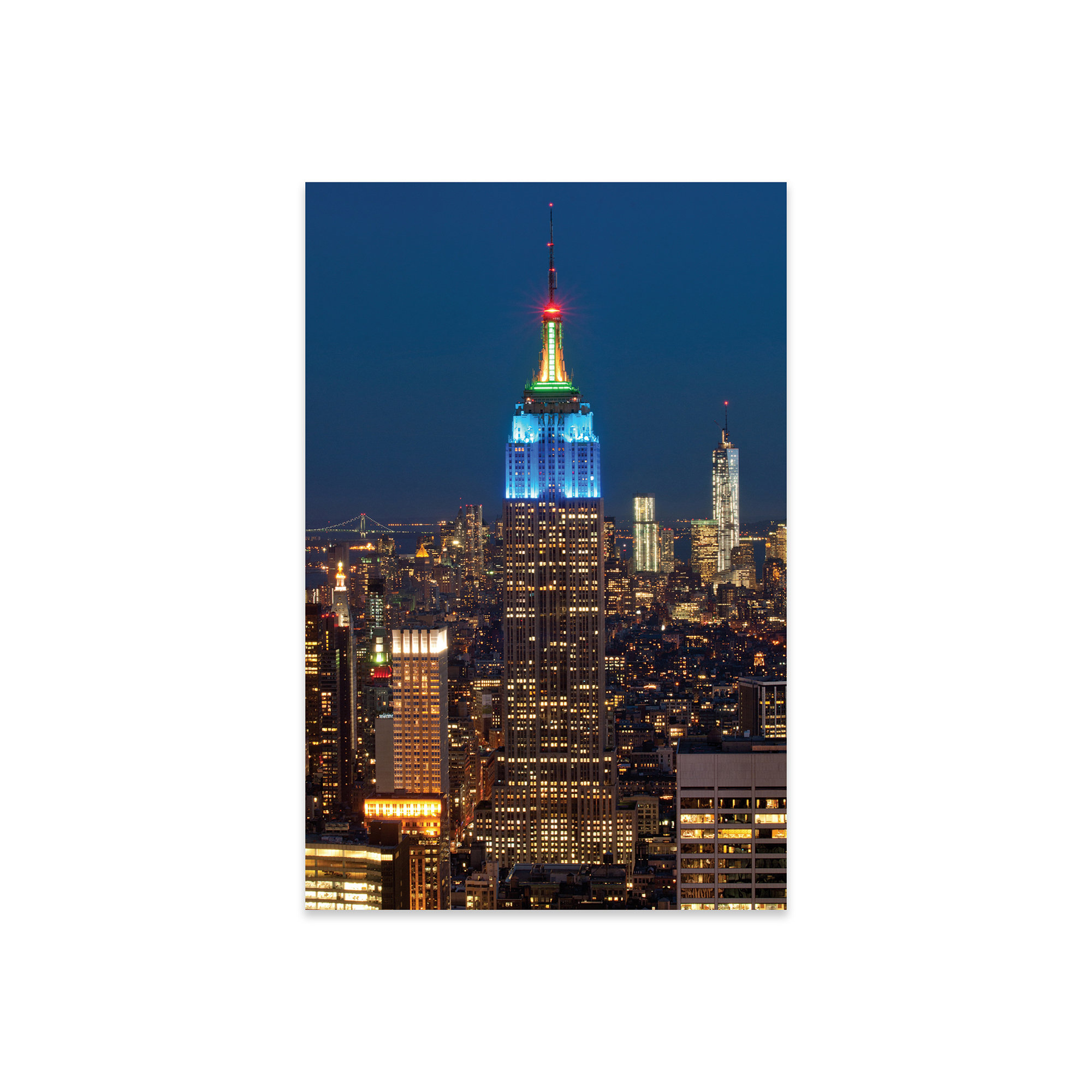 Latitude Run® " Empire State Building At Night III, Manhattan, New York