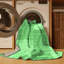 Tapis contemporain vert émeraude lavable à la machine 1802-793366196