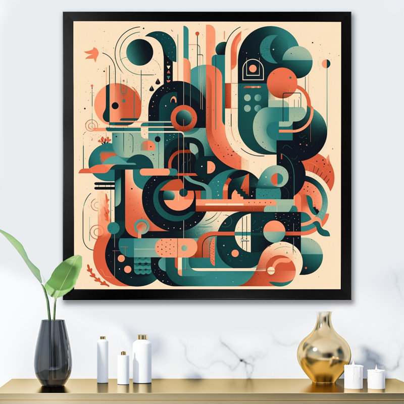«Colors of Progress II», reproduction sur toile, Cadre photo noir, H 24 po x l 24 po x P 1 po