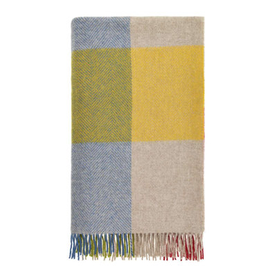 Jeté en laine Shetland