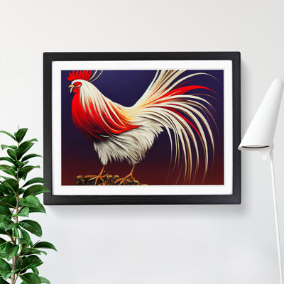 Bright Rooster - Single Picture Frame Print