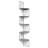 Hayner 5 Tier Rustic Wood Floating Shelves-1207777662