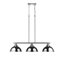 Luminaire suspendu en forme de dôme à 3 lumières pour îlot de cuisine Drakeford-626184608-626184615
