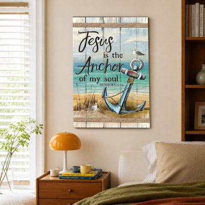 Jesus is the Anchor of My Soul Hebrews 619 Poster
