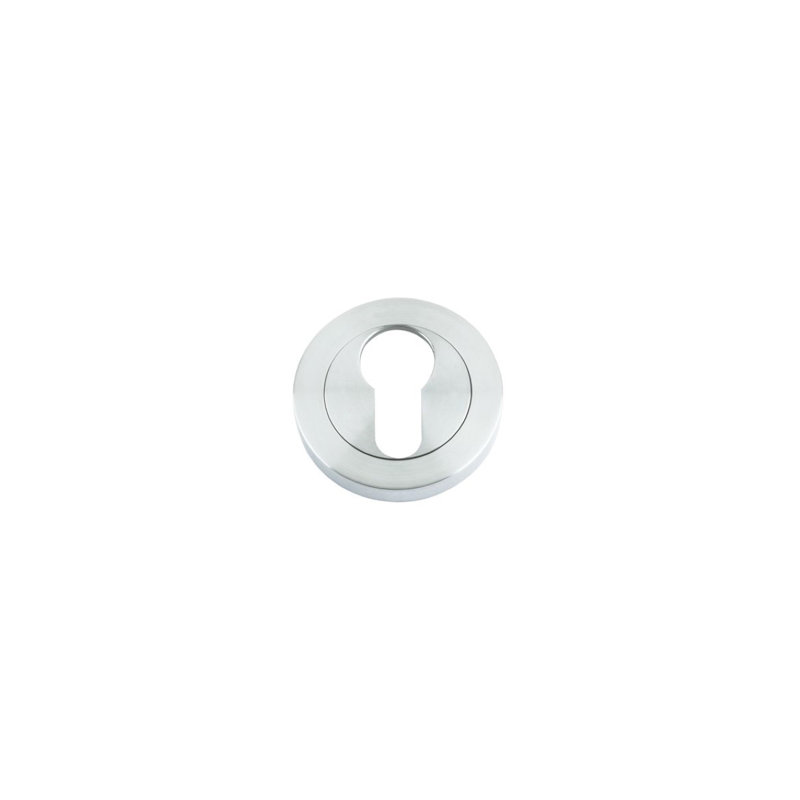 Profile Escutcheon Door Accessory, Satin Chrome