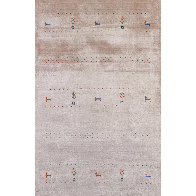 Tapis oriental tribal Gabbeh 3 x 5