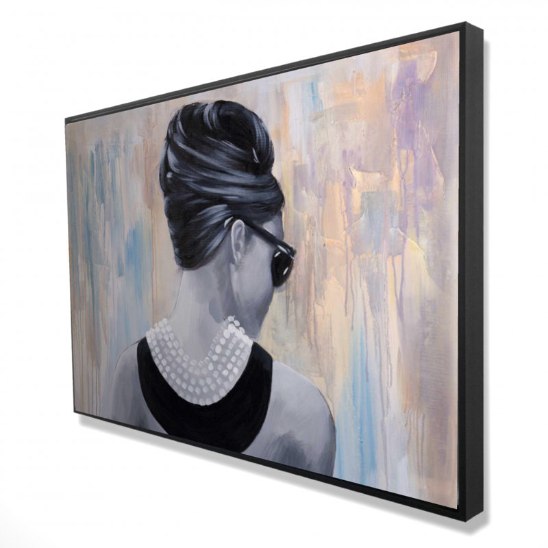 «Actress Audrey Hepburn» sur toile