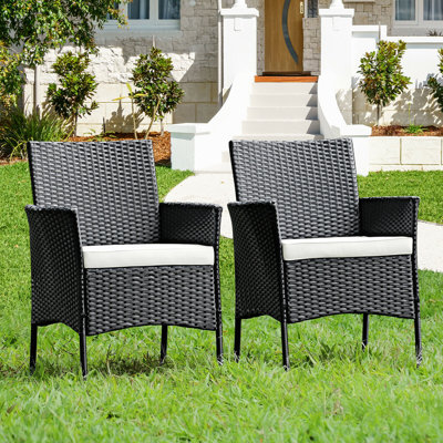 Chaise de patio avec coussin
