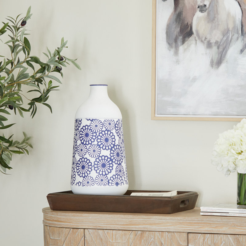 Vase de table en métal 16 po Haislip