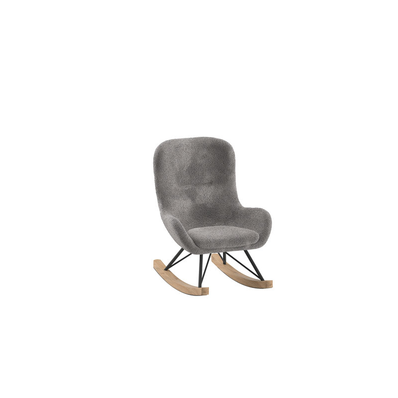 Rocky Children's Rocking Chair, Grey/Brown/Blue
