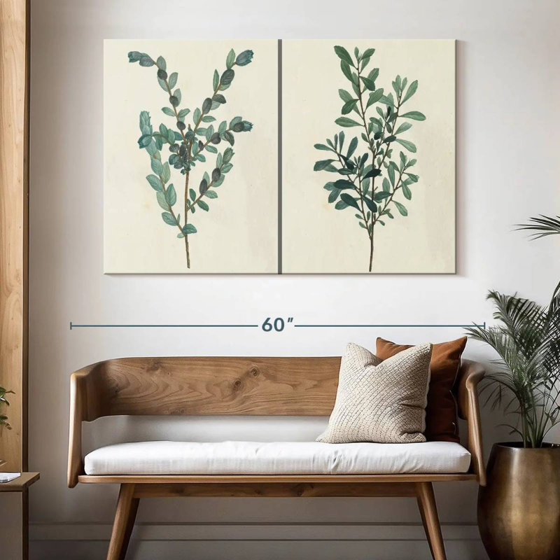 Harnek Victorian Garden Greenery, H 34 po x l 51 po