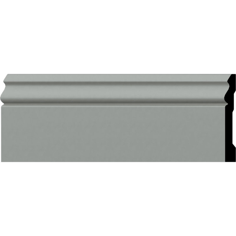 Aberdeen 94.5" Gray Polyurethane Baseboard Moulding
