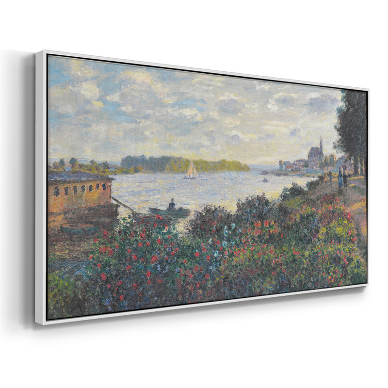Série paysage - CCXL - Toile tendue avec châssis encadré - Prêt à être accroché, H 21 po x l 41 po, Blanc