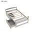 Lit plateforme simple avec deux tiroirs, gris-2133532019