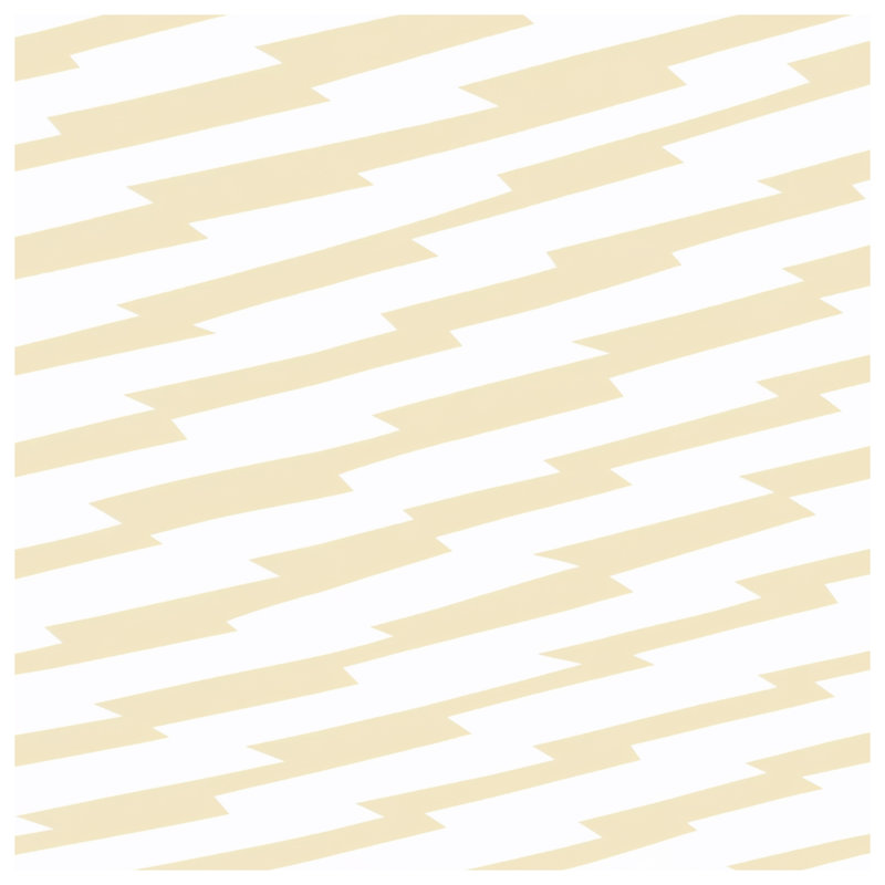 Couvertures beige à lignes en zigzag, 50in W x 60in H
