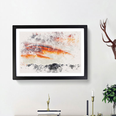 Covered with Clouds - Picture Frame Painting Print