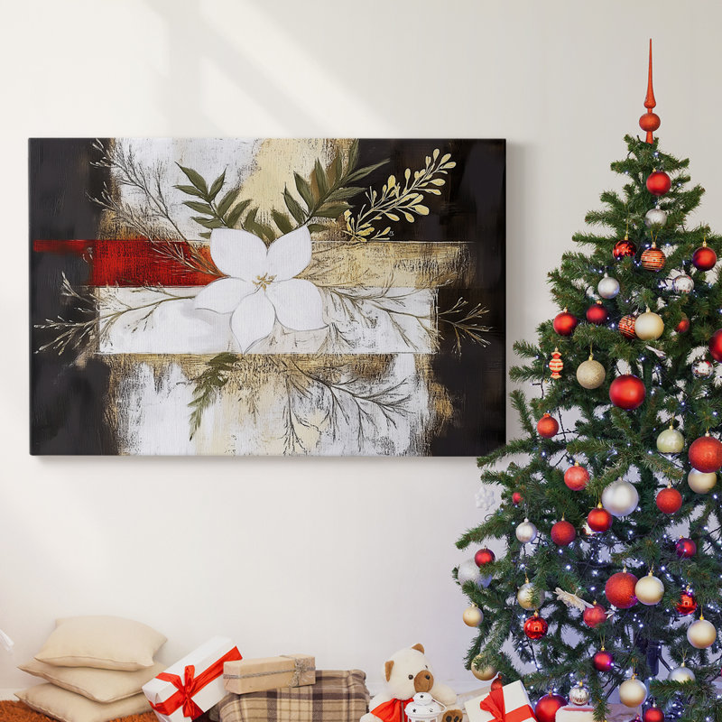 Christmas Holiday Arts - Toile tendue avec châssis, H 18 po x l 27 po