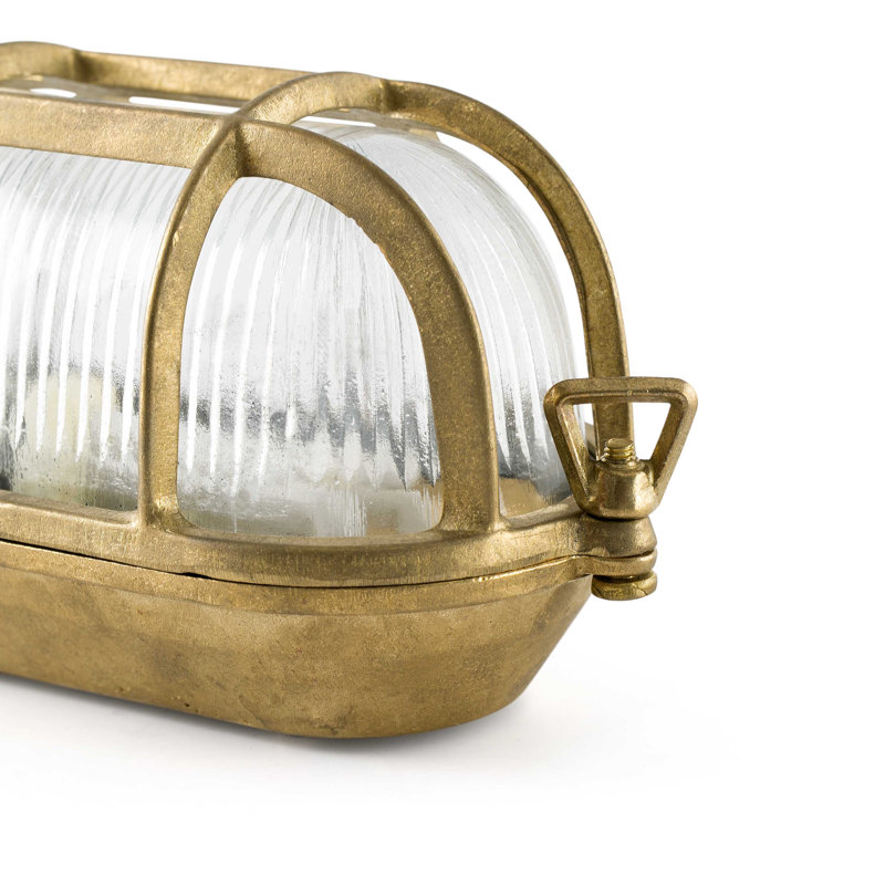 Bayberry Brass Outdoor Bulkhead Light