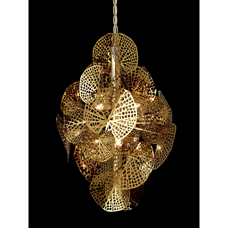 Padstow 6 - Light Gold Unique/Statement Pendant