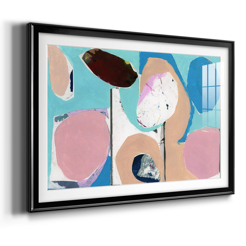 «Color Trend II», impression encadrée avec verre biseauté mat et verre, Noir, H 15 po x l 21 po x P 1,5 po