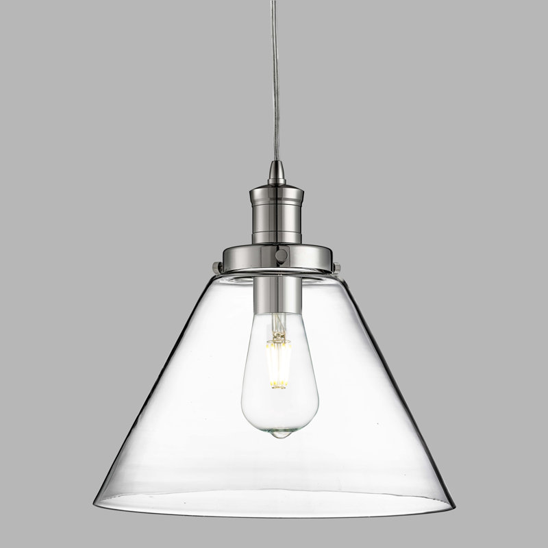 Annmarie 1 - Light Cone Pendant, Chrome