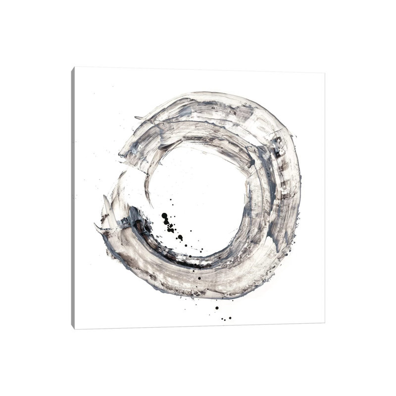 "Cosmic Rings I" par Ethan Harper, reproduction d’art, H 12 po x l 12 po x P 0,75 po, Toile tendue, Pas de tapis