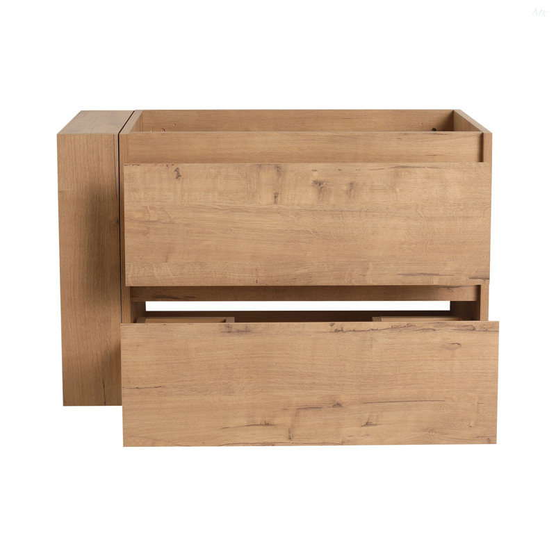 30" Wall Mounting Bathroom Vanity, Soft Close Drawer(Only Vanity, Without Basin), 29"