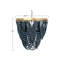 Lustre perlé en bois à 2 niveaux-372547271
