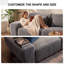 Canapé modulaire à assise profonde modulaire, Varnam-1025701477