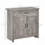 Buffet, armoire de porte de grange, armoire d'appoint 32 po pour la cuisine, le salon ou le vestibule