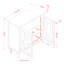 Armoire d'appoint 2 portes
