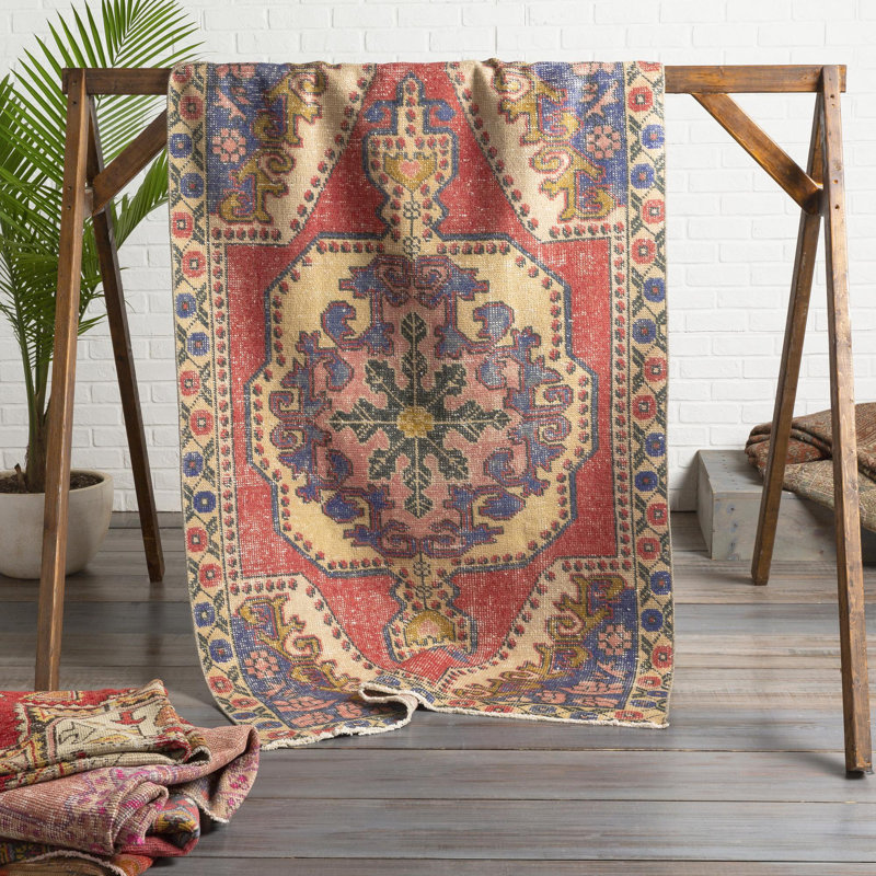 Antique One Of A Kind One-of-a-Kind 9'1" X 12'4" Hand Knotted Area Rug