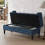 Chenille Upholstered Storage Bench-504808411