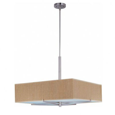 Lustre carré/rectangulaire 3 lumières ombrées Denning