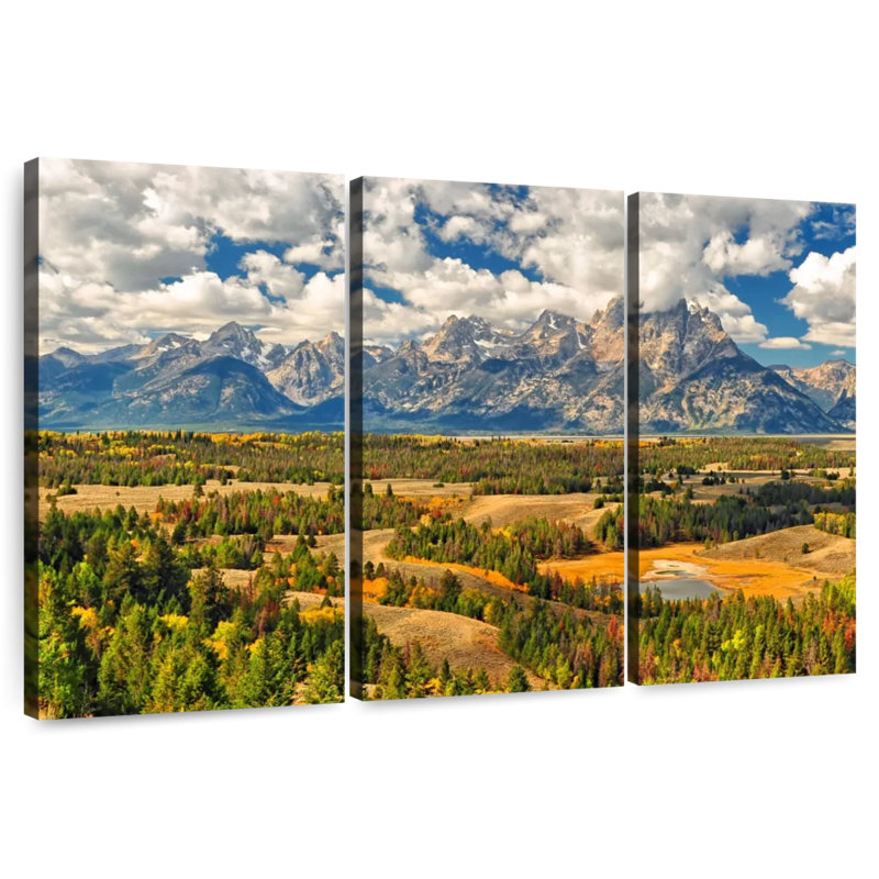 Alvord Jackson Hole In Autumn, 20" H x 33" W