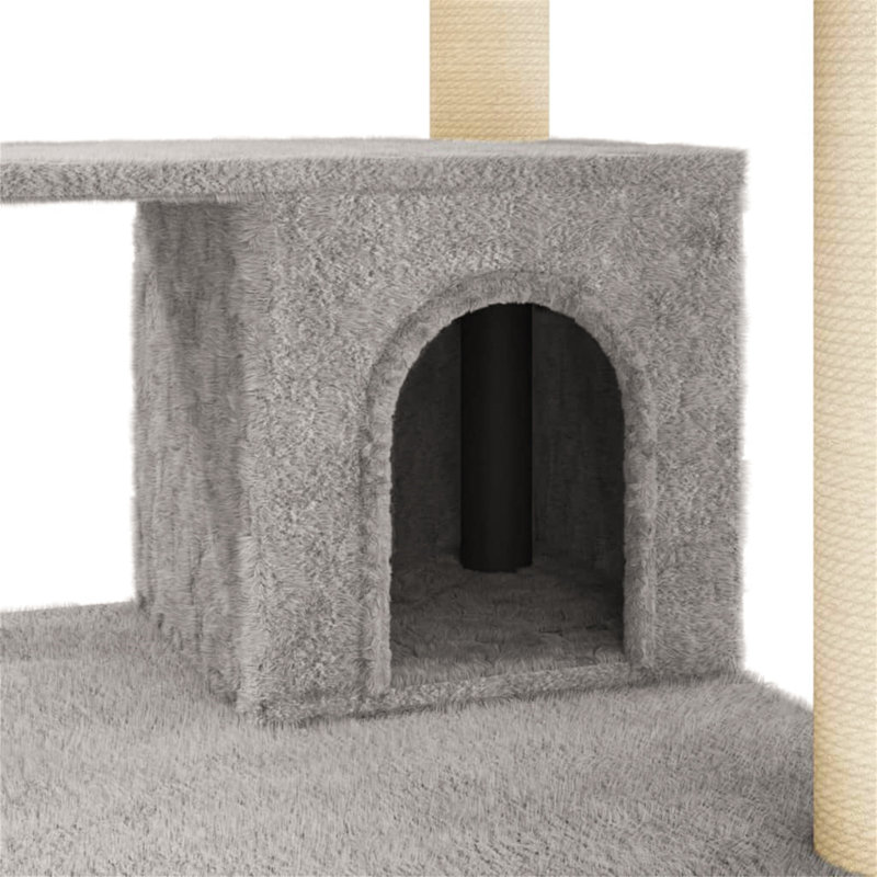 Edwards 183cm H Cat Tree, Grey/Beige
