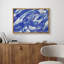 «Vibrant Blue Paint Strokes», reproduction d'art sur toile encadrée-109881898-109881897