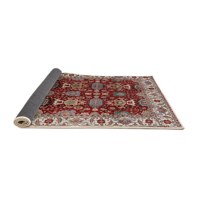Tapis oriental rouge / ivoire Garabed, Rond 4 pi