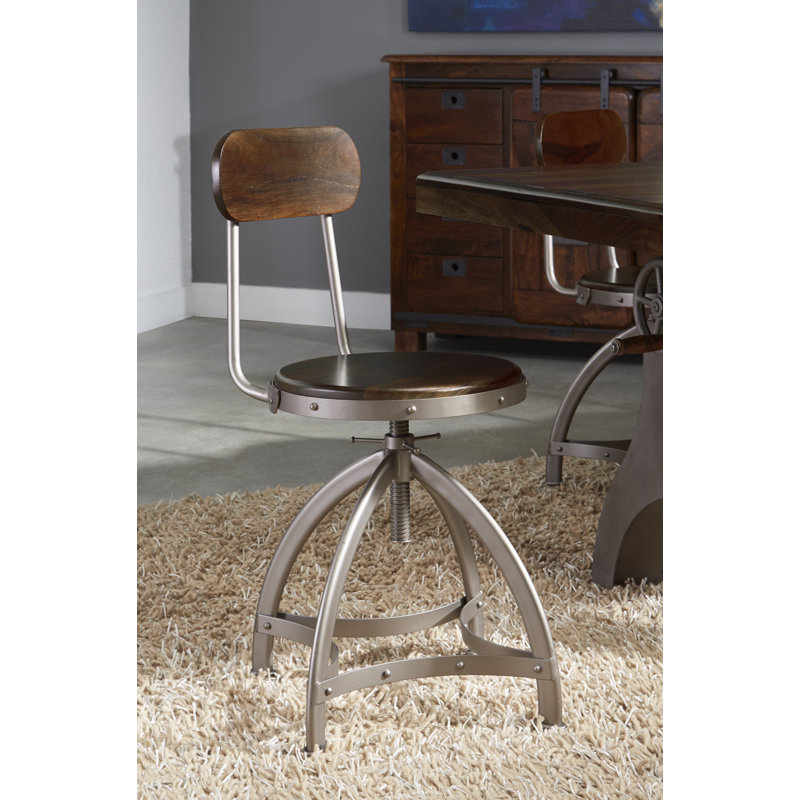 Tabouret de bar rotatif à hauteur ajustable Orduna