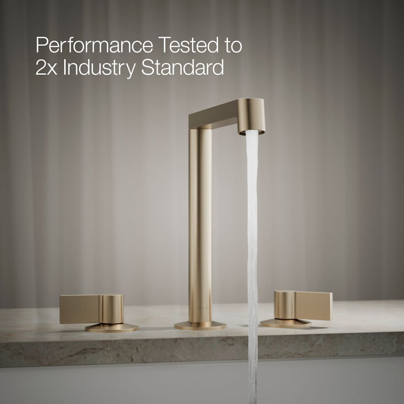 Components Deck-Mount Bath Spout With Row Design, Bronze