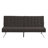 WOOD FRAME STAINLESS LEG, FUTON, SOFA BED Espresso