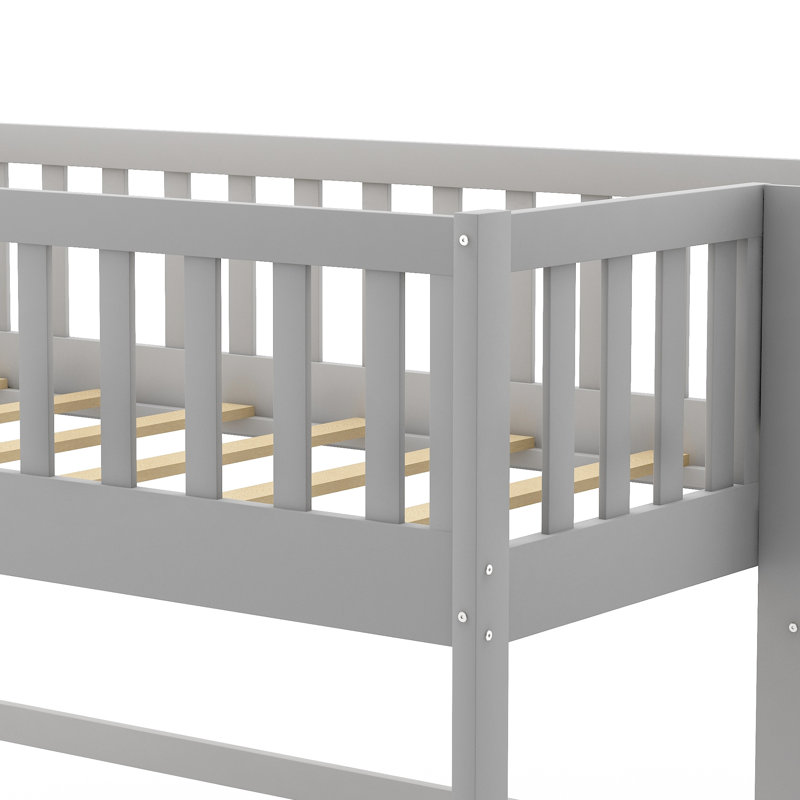 Lit mezzanine simple Amra par Harriet Bee, Gris