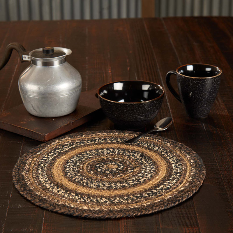 Dessous-de-plat en jute espresso