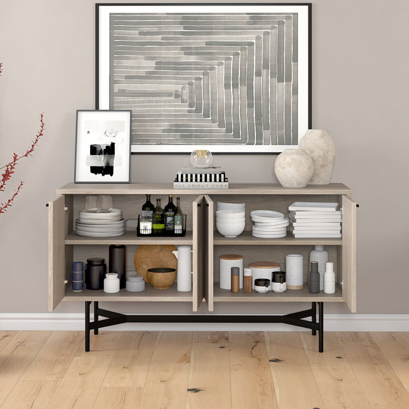 Richmond 58'' Sideboard, Alder White