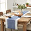 Chemin de table et napperons en coton tissé, chemin de table de salle à manger, foulard de commode style campagnard-410883548-410883550-414961816